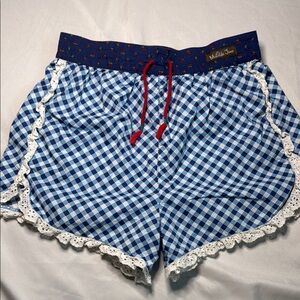 Matilda Jane Blue and White Gingham Shorts